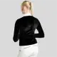 Montar MoValerie Velour Wedstrijdblouse Golden Quartz Kristallen